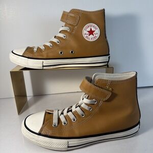 Size 3 Youth - Converse Chuck Taylor All Star High Honey Faux Leather Shoe